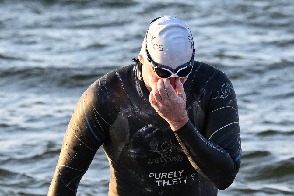Bartłomiej Kubkowski after the Baltic crossing