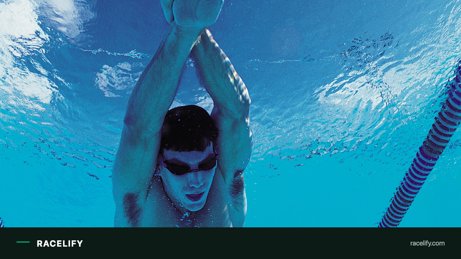 Underwater streamline position in freestyle