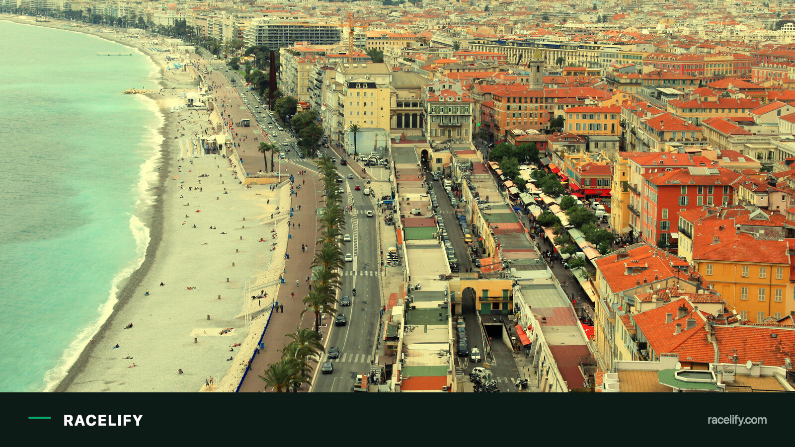 The Promenade des Anglais in Nice, host of the race