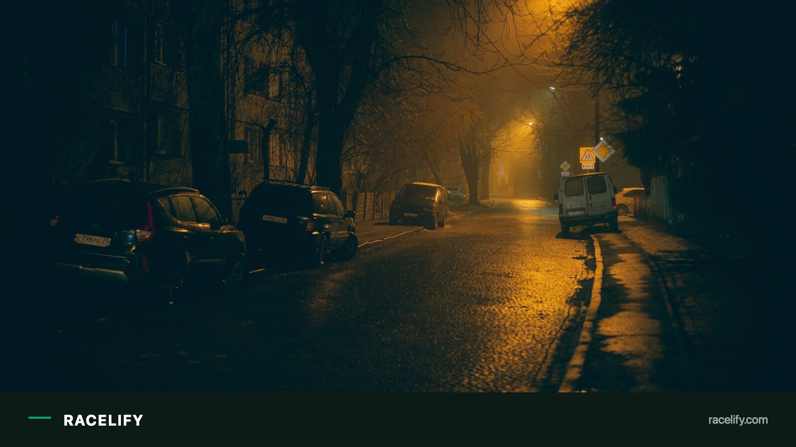 Ultra runner grinding through the dark