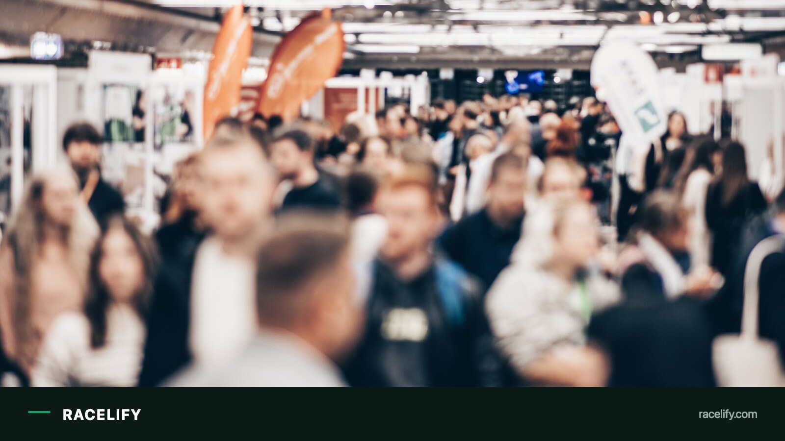 Officials and staff at a race expo