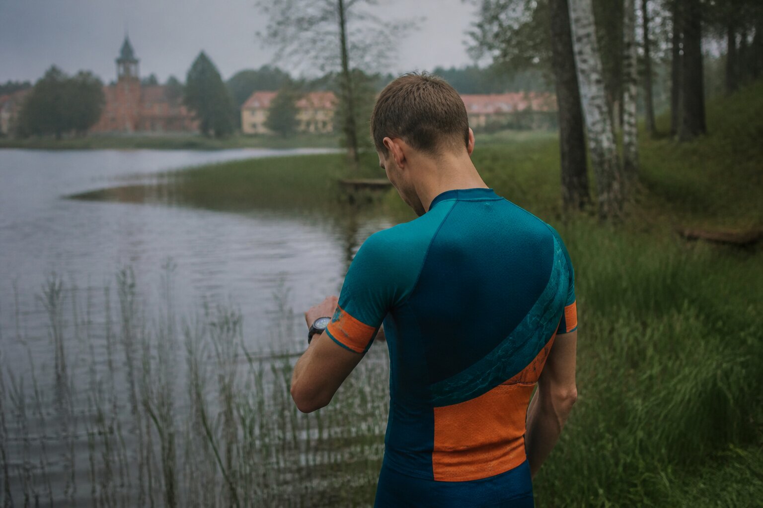 Suunto Race S multisport watch showing an AMOLED display